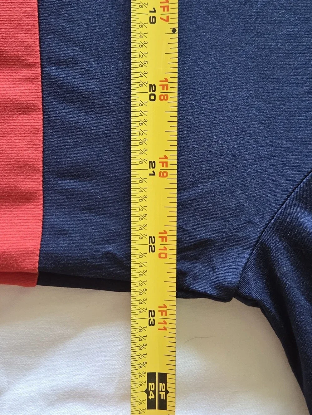 Ralph Lauren RLX Navy Half-Zip Pullover with Red Trim | Large